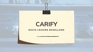 Dacia Leasing Baselland