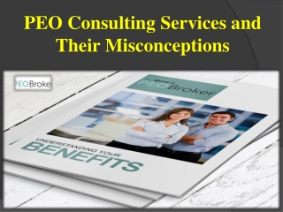 PEO Consulting Services and Their Misconceptions