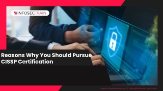 Reasons Why You Should Pursue CISSP Certification
