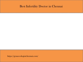 Best infertility doctor in Chennai