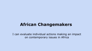 African Changemakers