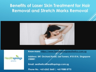 Benefits of Laser Skin Treatment for Hair Removal and Stretch Mark Removal