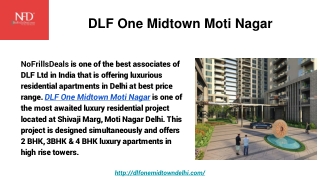 DLF One Midtown Moti Nagar, Delhi