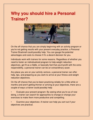 Find The Best Personal Trainer in Bracknell.