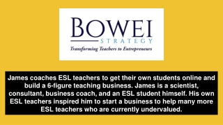 Teaching Business English Online - Bowei Strategy