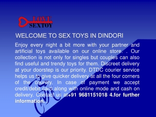 Welcome To Sex Toys In DINDORI