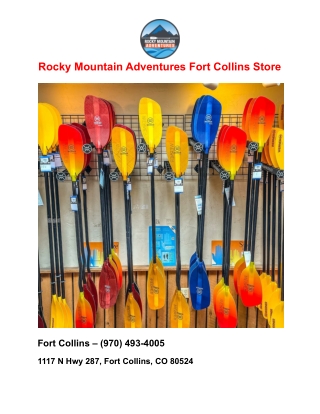Rocky Mountain Adventures Fort Collins Store
