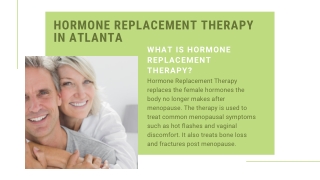 Hormone Replacement in Atlanta