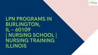 LPN Programs in Burlington, IL – 60109 | Nursing School | Nursing Training Illin
