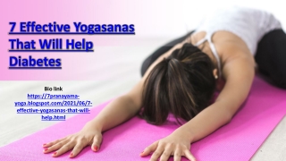 7 Effective Yogasanas That Will Help Diabetes