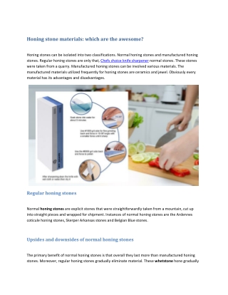 How do you use a knife sharpening kit