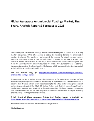 Global Aerospace Antimicrobial Coatings Market (2)