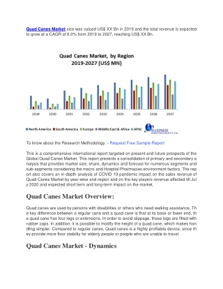 Quad Canes Market size was valued US