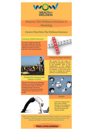 Acceleration of Wellness Business | Wow Training