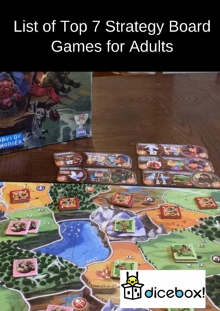 List of Top 7 Strategy Board Games for Adults