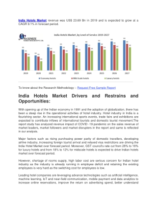 India Hotels Market revenue was US (1)