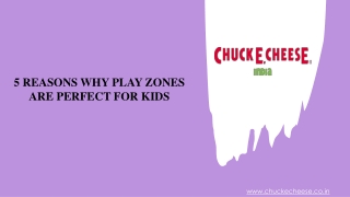 5 REASONS WHY PLAY ZONES ARE PERFECT FOR KIDS