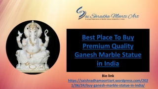 Best Place To Buy Ganesh Marble Statue in India