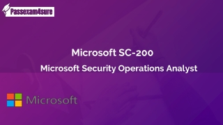 Microsoft SC-200 Dumps Question Answers ~ Secret of Success| PassExam4Sure