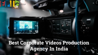 corporate videos production agency