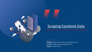 Scraping Facebook Data