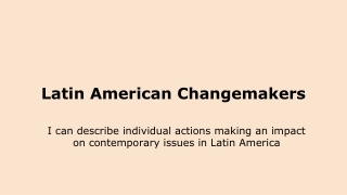 Latin American Changemakers