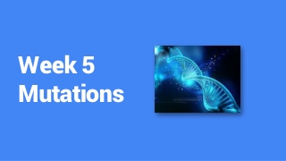 Gene Mutations