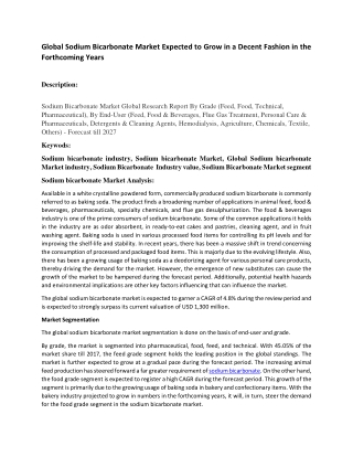 Sodium Bicarbonate Market_Written By Sourav.docx