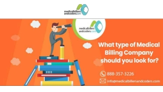 What type of Medical Billing Company should you look for?