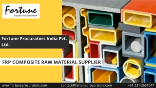 FRP Composite Raw Material Supplier in India