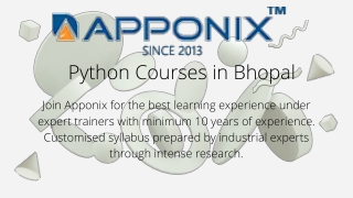 Python training in bhopal