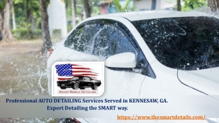 Interior Auto Detailing in Kennesaw