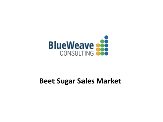 Beet Sugar Sales Market Industry Trends & Forecast