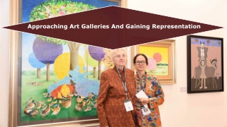 Approaching Art Galleries And Gaining Representation