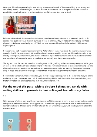 Independent Academic Essay Writers  Earn Money  On The Net