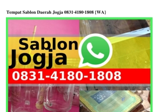 Tempat Sablon Daerah Jogja Ô8ᣮ1.Կ18Ô.18Ô8(WA)