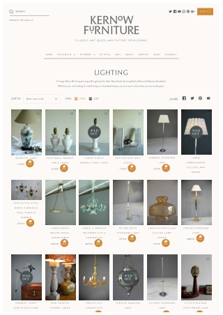 vintage lamps