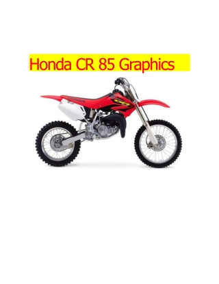 Honda CR 85 Graphics