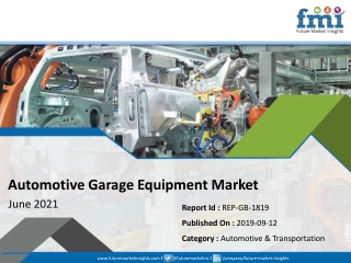 Automotive Garage Equipment Market