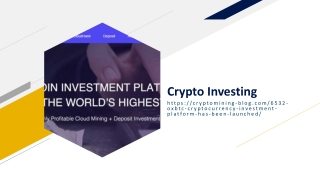 Crypto Investing