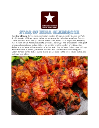 Star of India Glenbrook