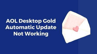 AOL Desktop Gold Automatic Update Not Working