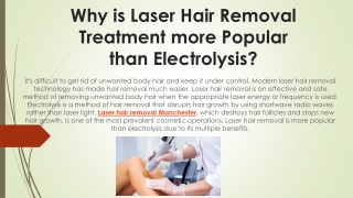 Laser Hair Removal Manchester