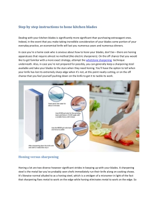 How to use whetstone sharpening