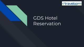 GDS Hotel Reservation