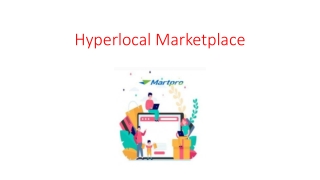 Hyperlocal Marketplace