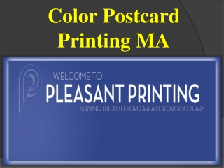 Color Postcard Printing MA
