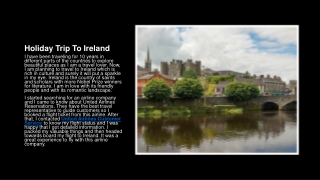 Holiday Trip To Ireland