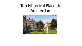 Top Historical Places in Amsterdam