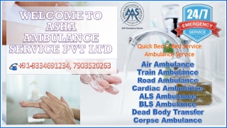 Get Quick ICU Facility Train Ambulance Service in Patna |ASHA